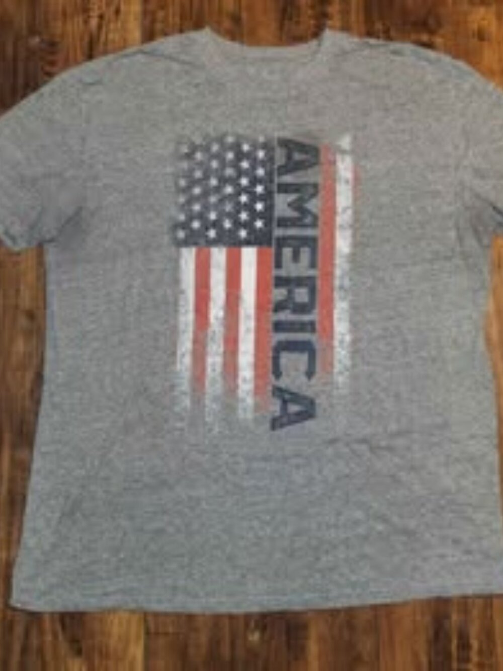 HOME OF THE BRAVE XXL Men's American Flag T-shirt